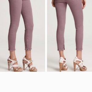 rag & bone Slim Crop Ankle Jeans in Dusty Mauve
